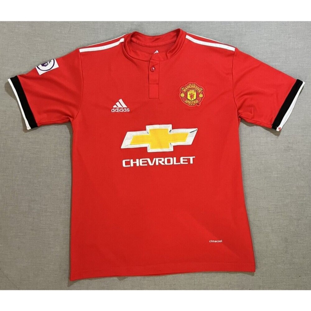 MANCHESTER UNITED Adidas #7 Alexis  2017/18‎ Home Soccer Jersey Mens Medium.